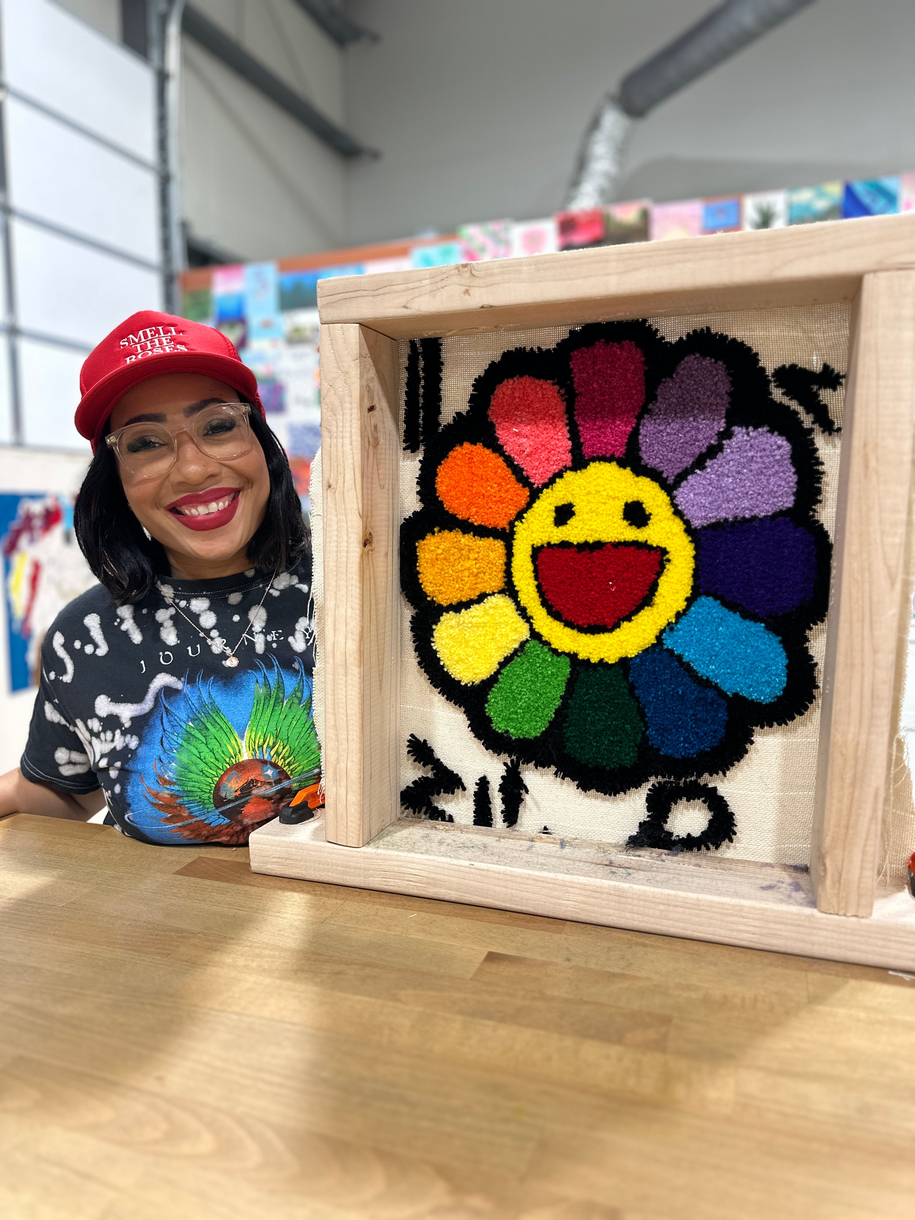 Custom Rug Order - Murakami Flower