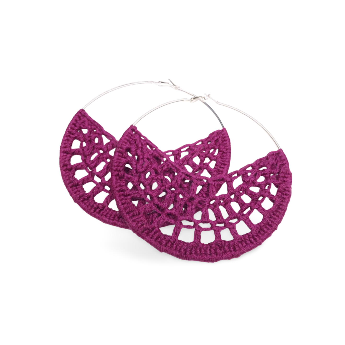 PETRA Cotton Crochet Hoops (All Colors)