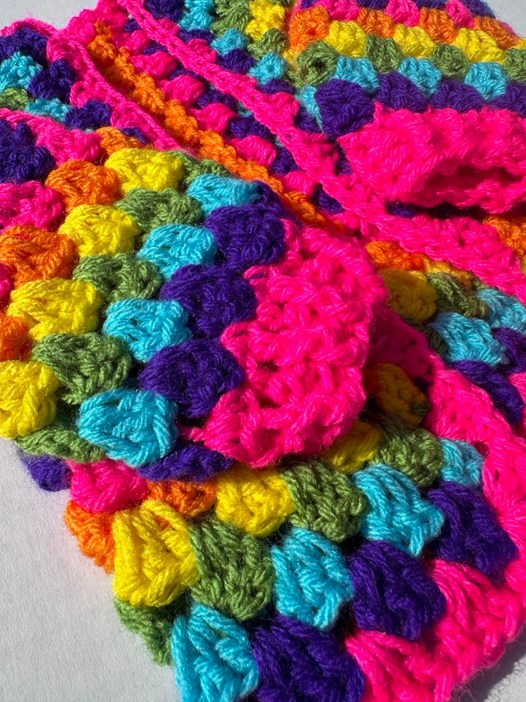 Toddler Crochet Granny Hex Sweater