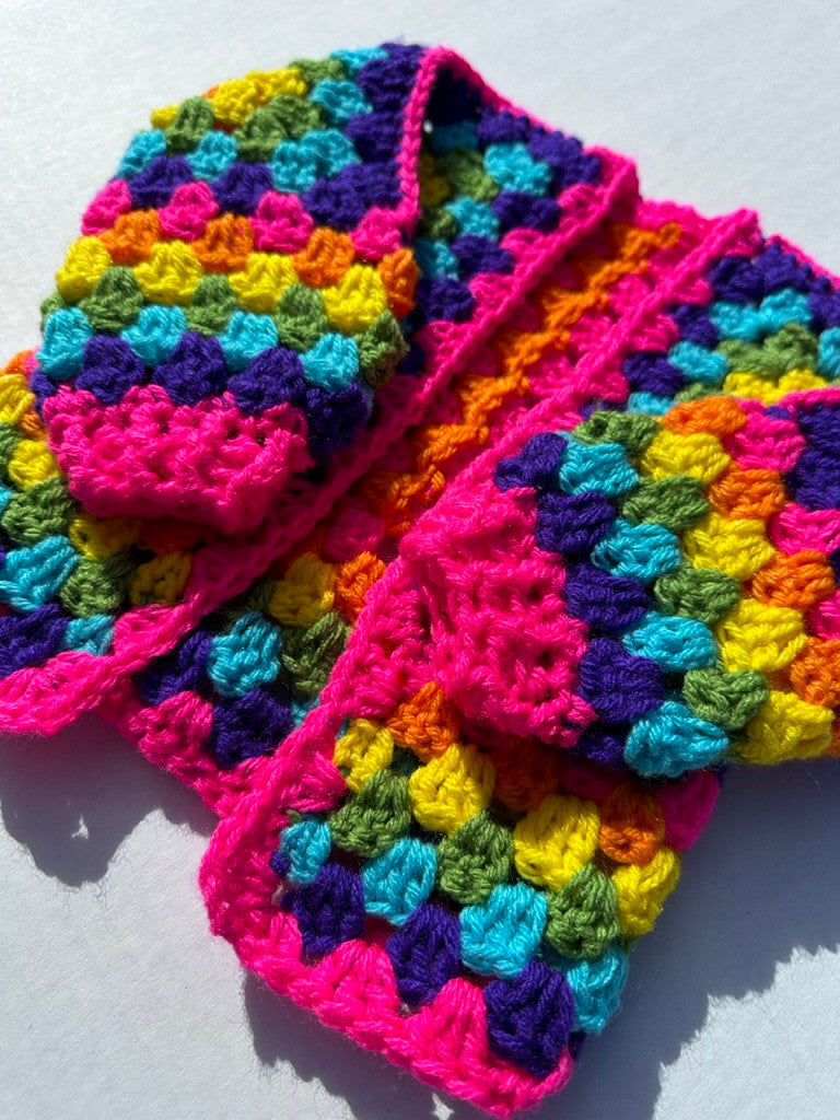 Toddler Crochet Granny Hex Sweater