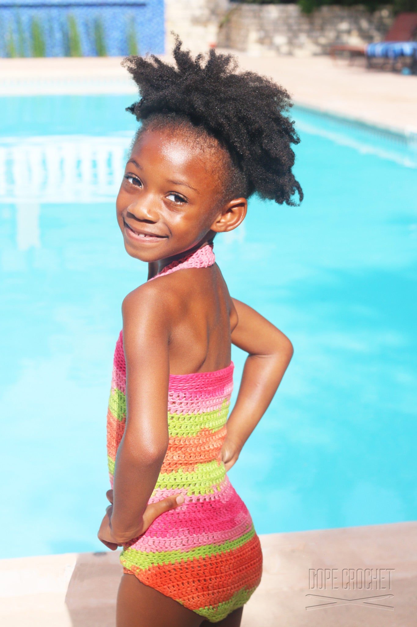 Girls Crochet Swimsuit