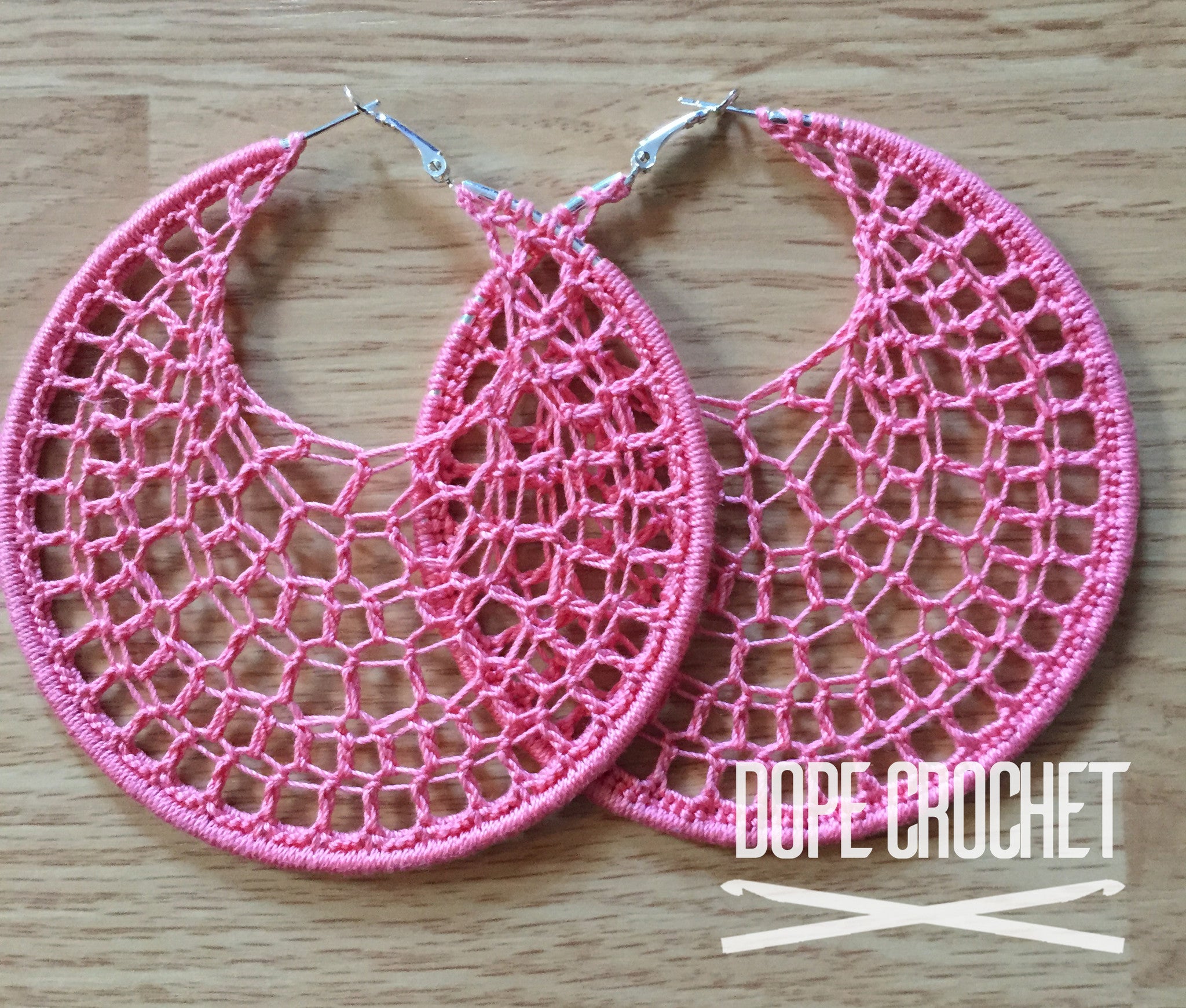 DIDO Webbed Hoops in French Rose