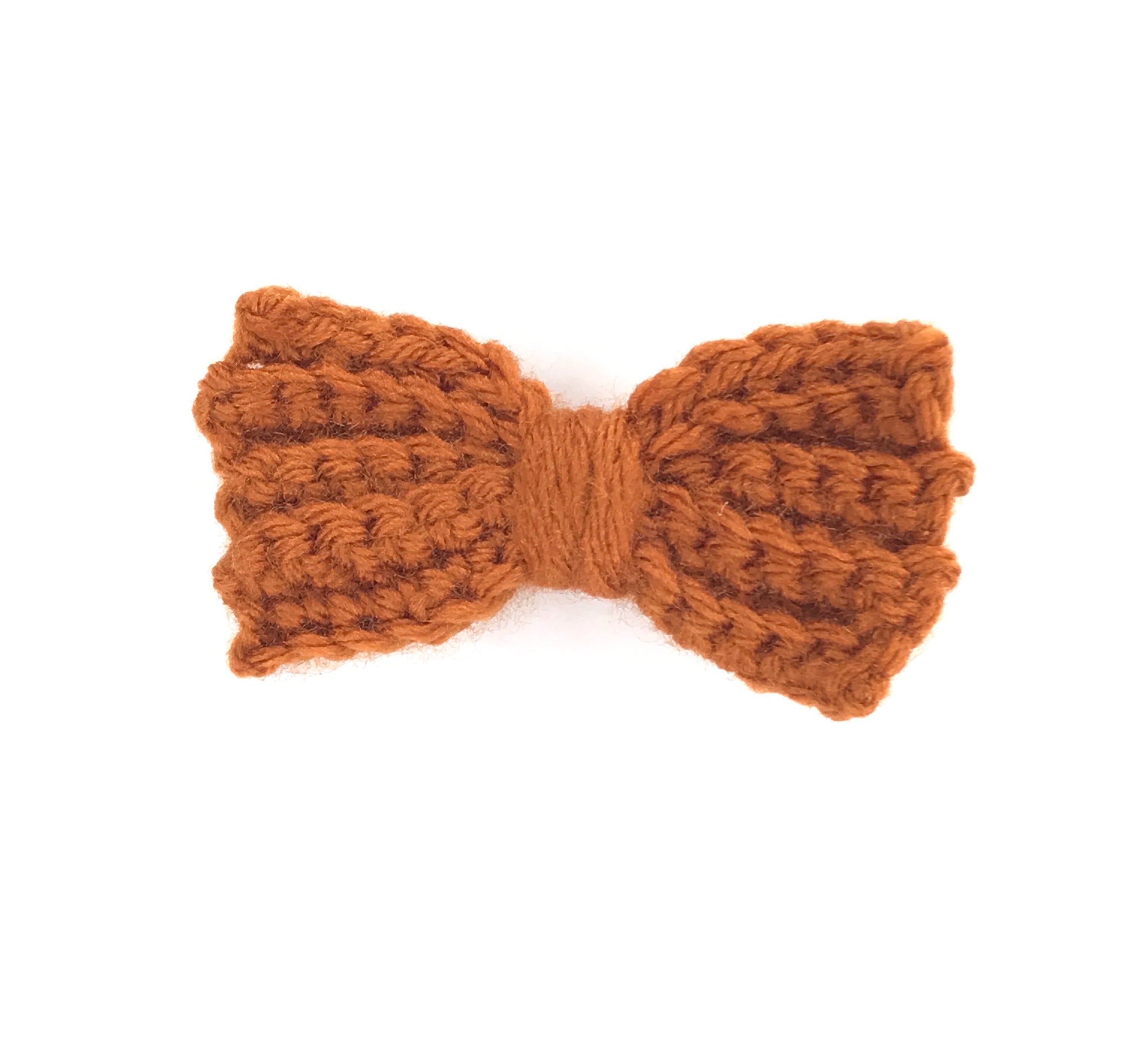 Crochet Hair Bows - Crochet Bow Clips