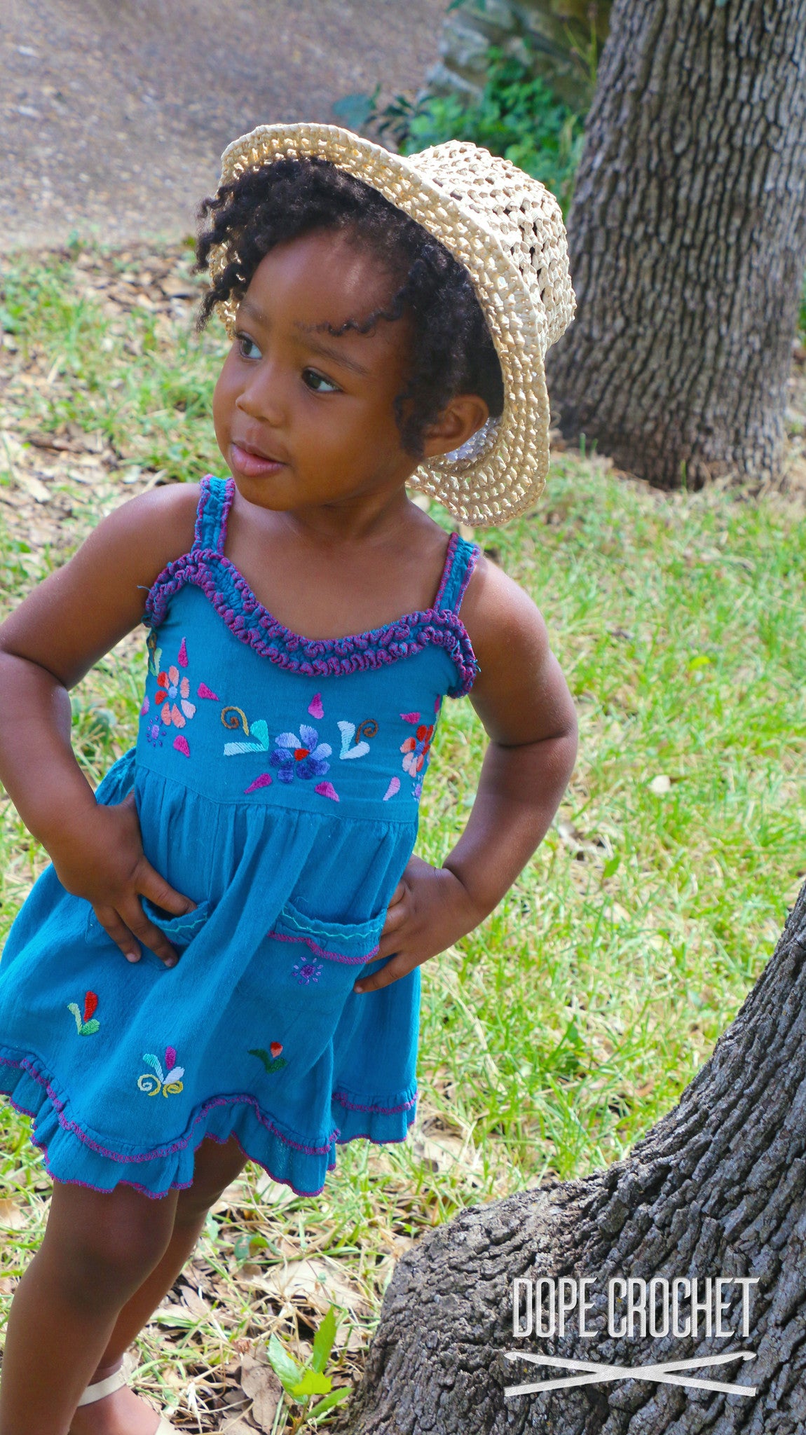 Crochet Sun Hat for Kids