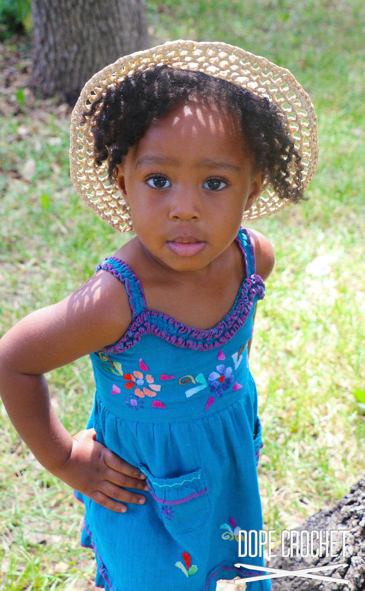 Crochet Sun Hat for Kids