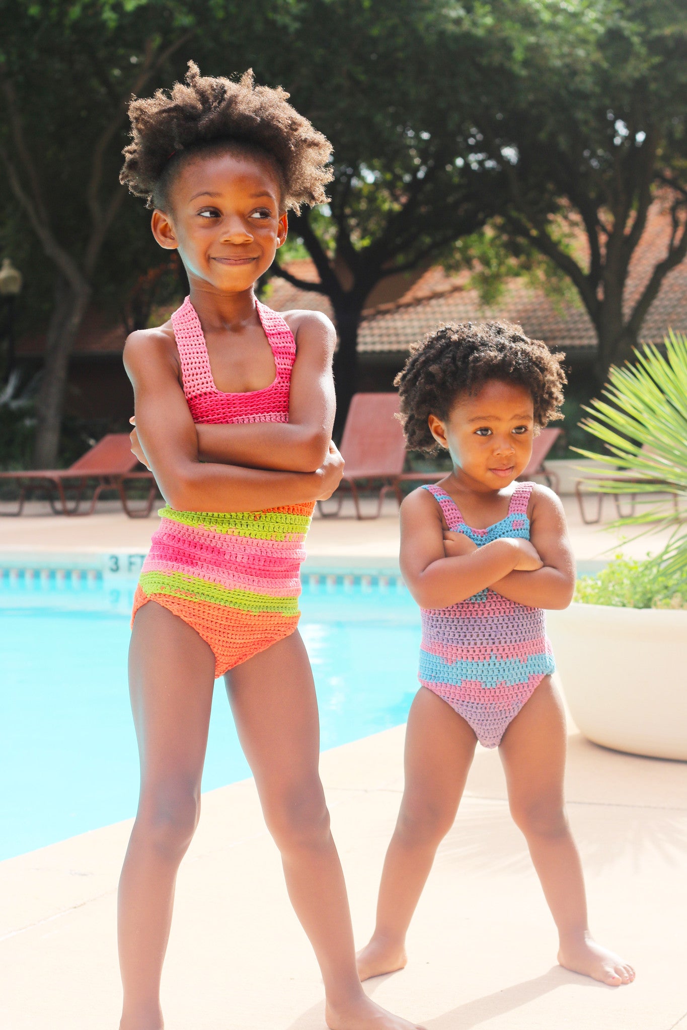 Girls Crochet Swimsuit