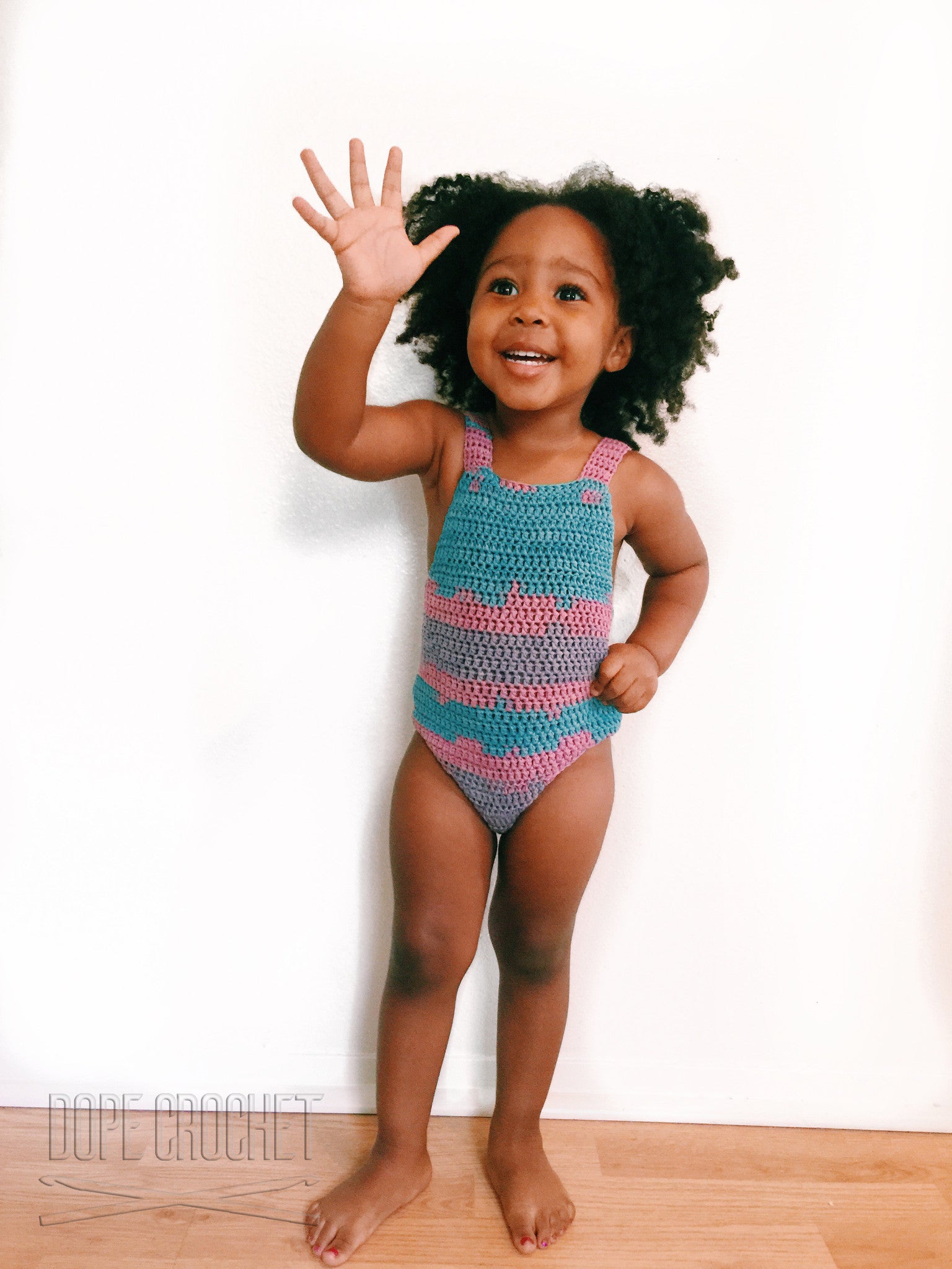 Toddler Crochet Swimsuit