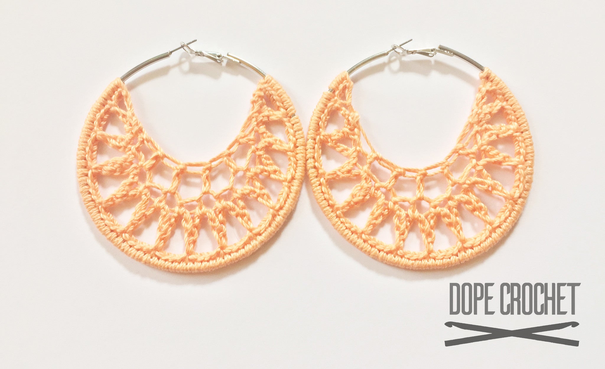 OMEGA Crochet Hoop Earrings