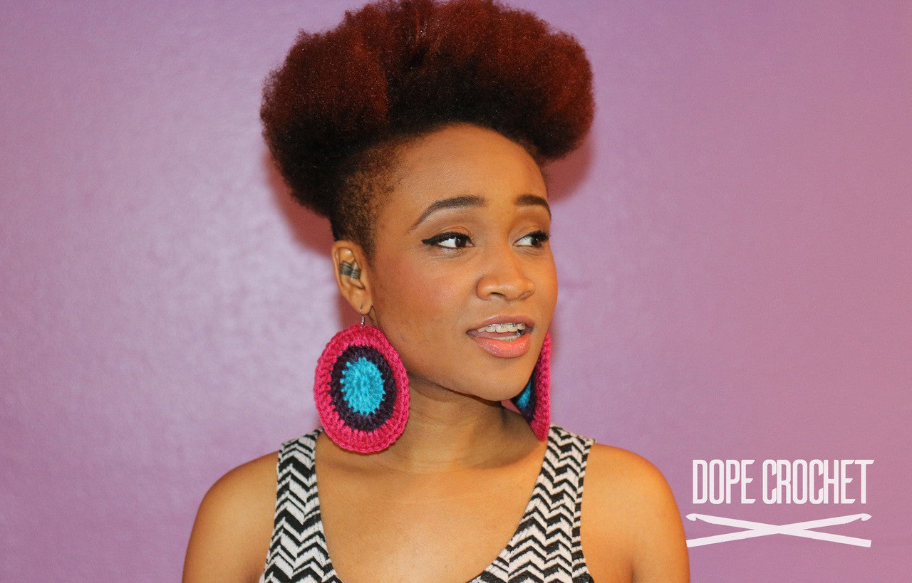 PATSY Swirl Earrings - Aqua, Purple, Raspberry