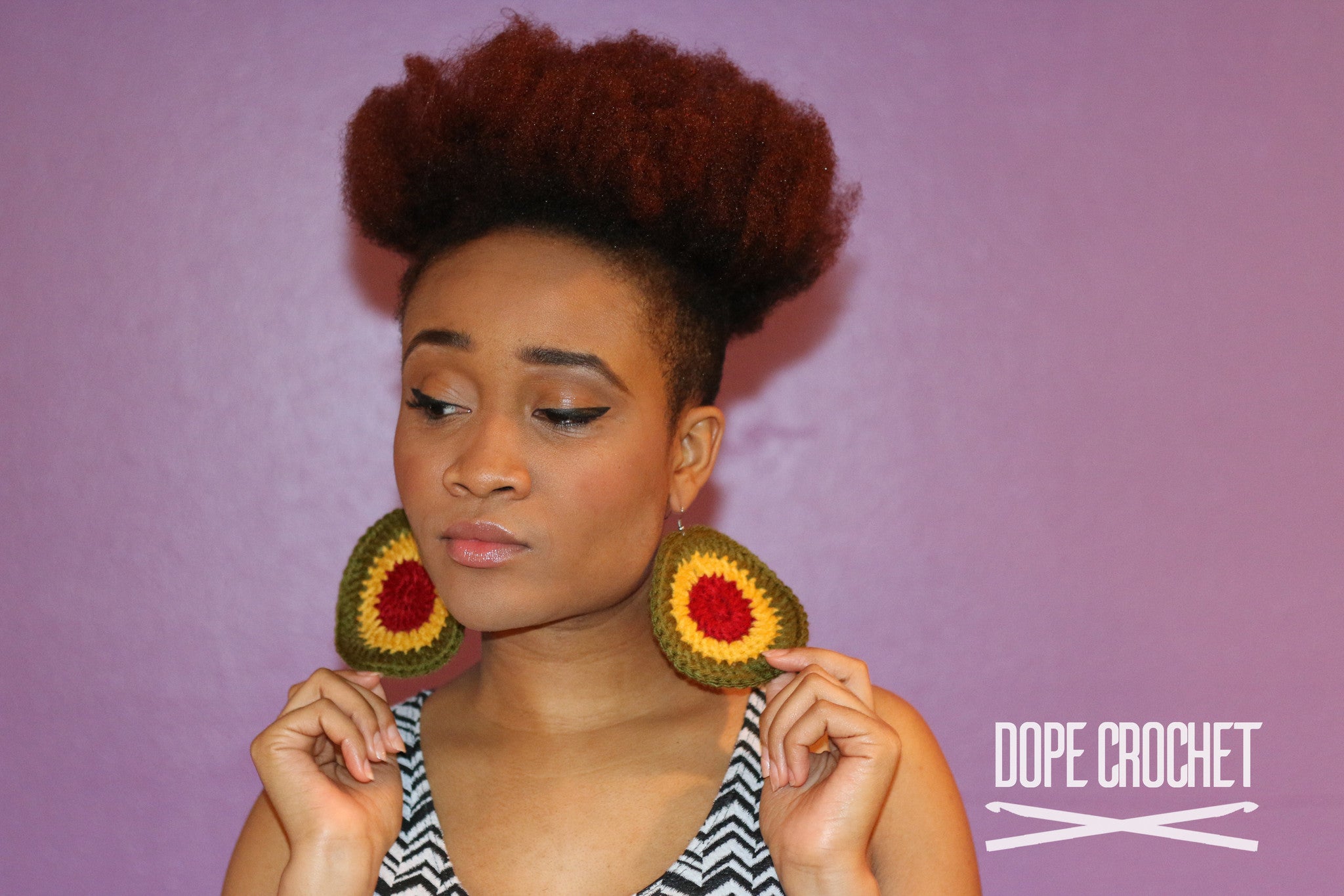 PATSY Swirl Earrings - Red, Yellow, Green