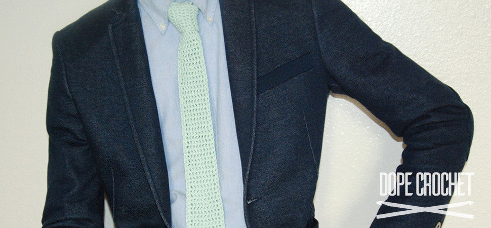 Crochet SKINNY Tie