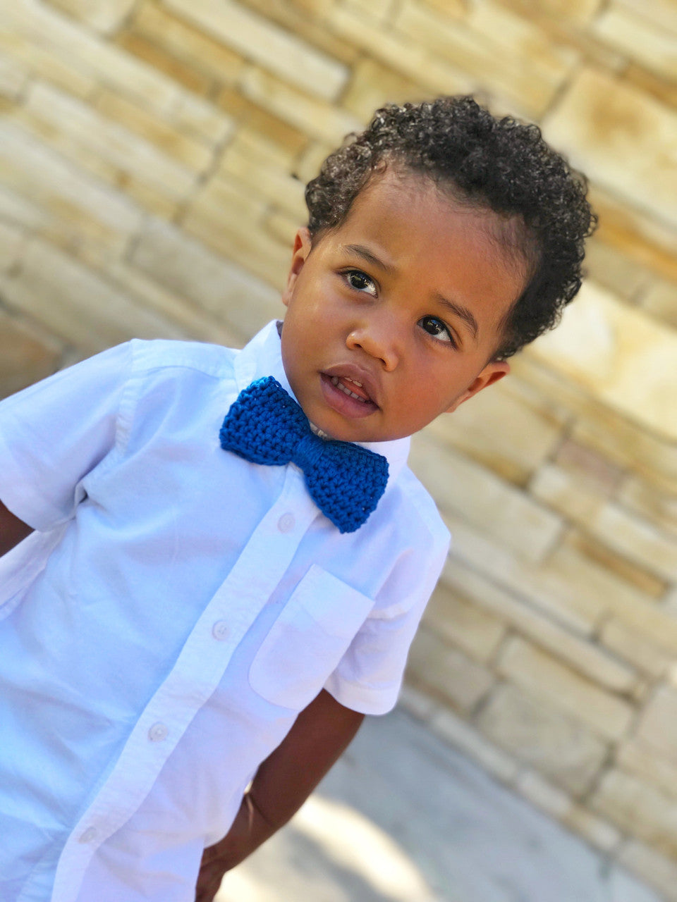 TINY GUY Crochet Bow Tie