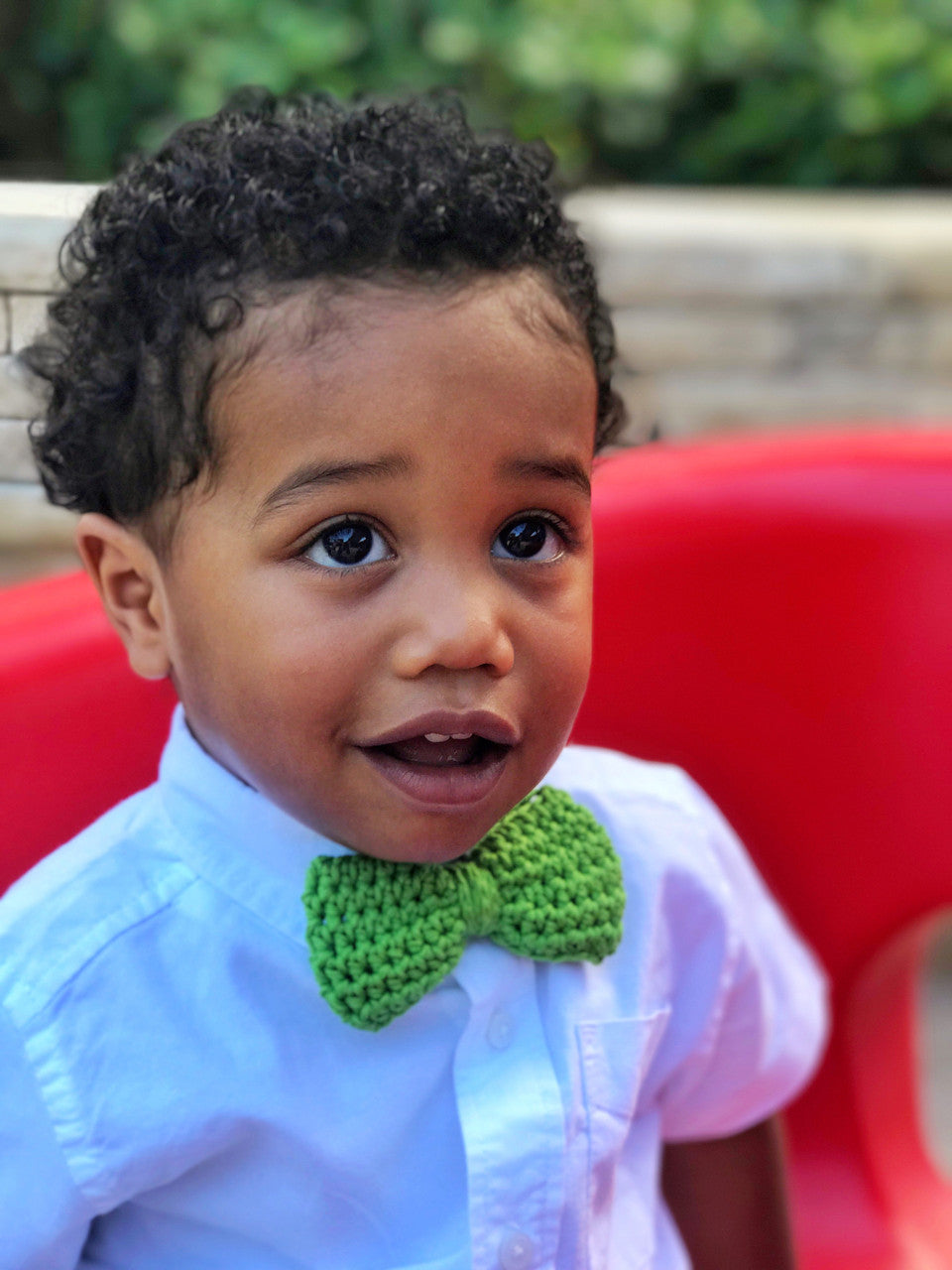 TINY GUY Crochet Bow Tie