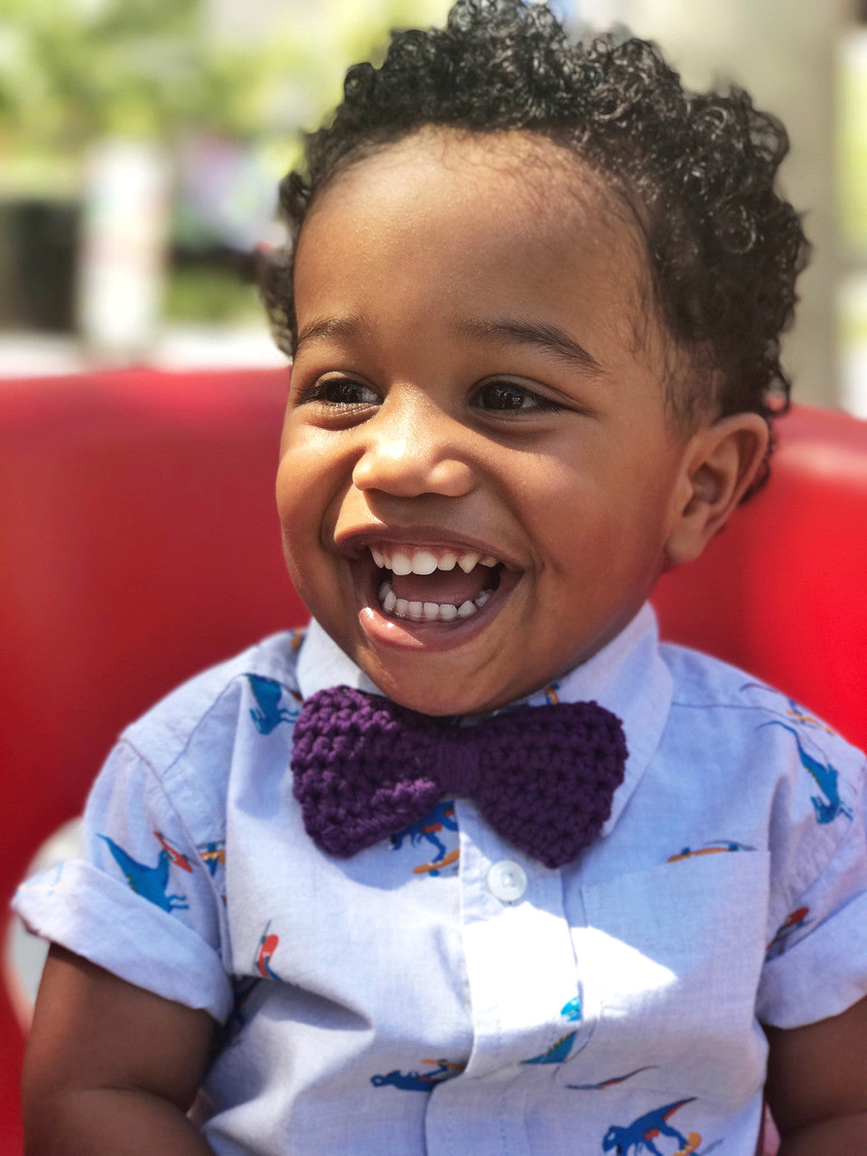 TINY GUY Crochet Bow Tie