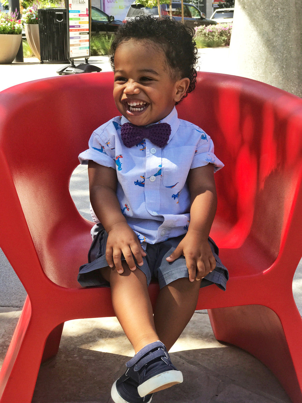 TINY GUY Crochet Bow Tie