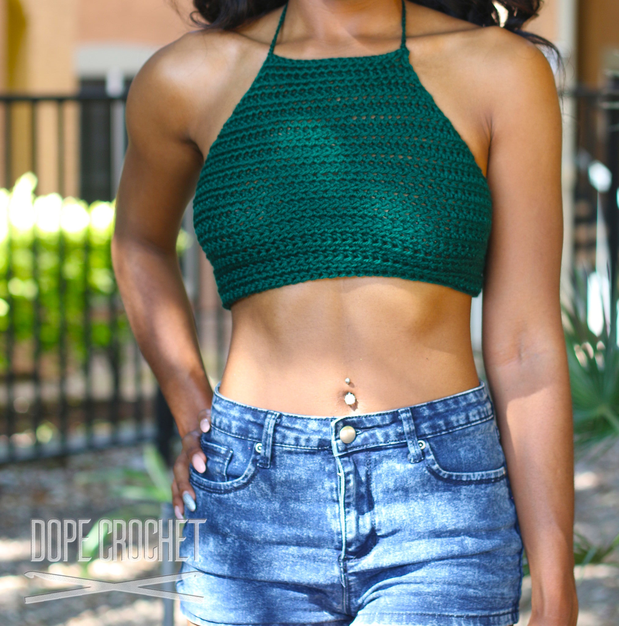 YAZ Crochet Halter Top