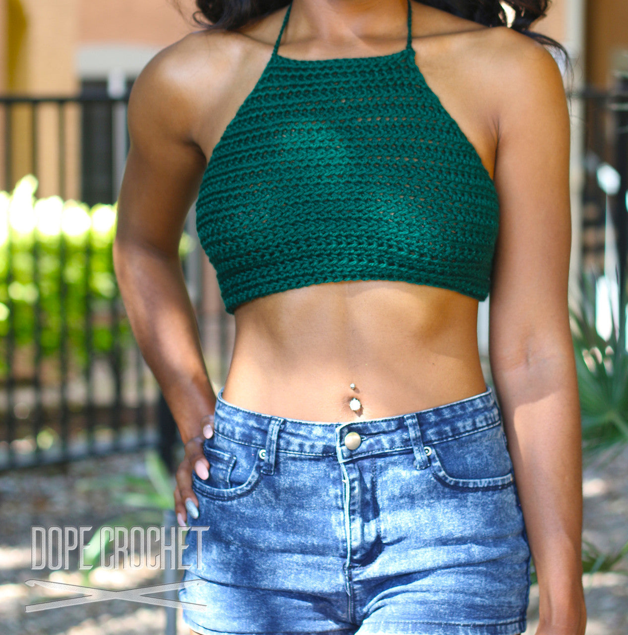 YAZ Crochet Halter Top