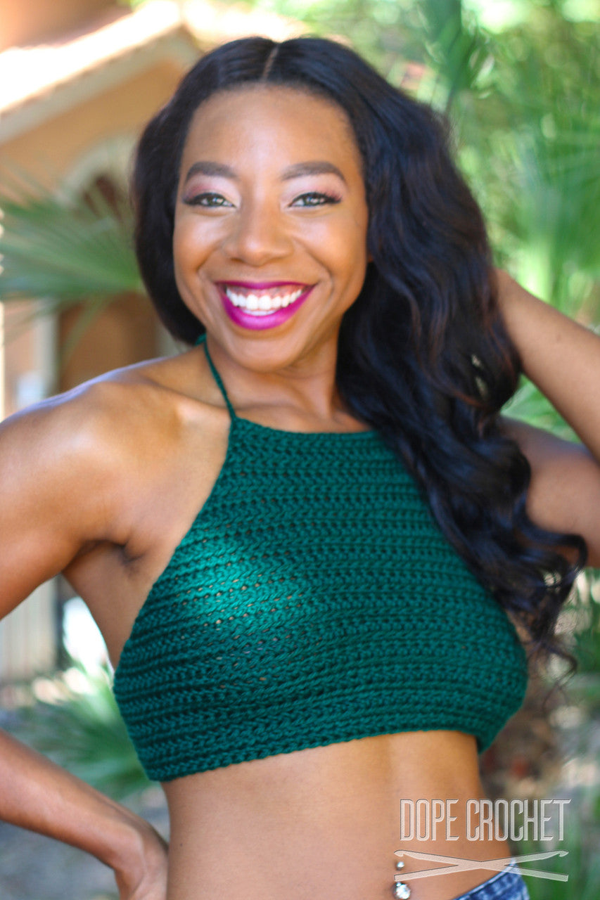 YAZ Crochet Halter Top