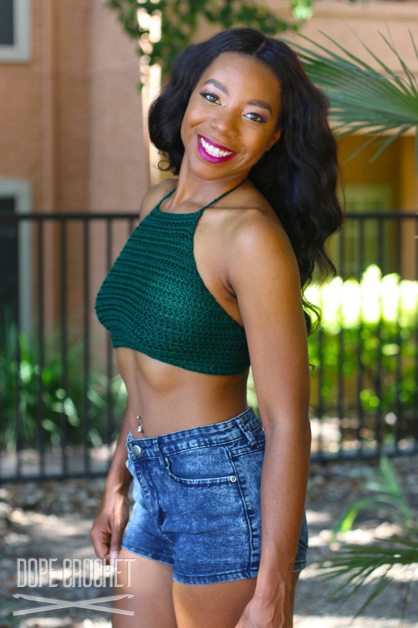 YAZ Crochet Halter Top