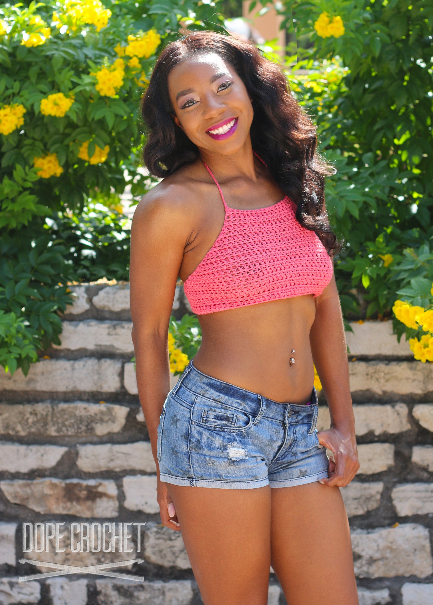 YAZ Crochet Halter Top