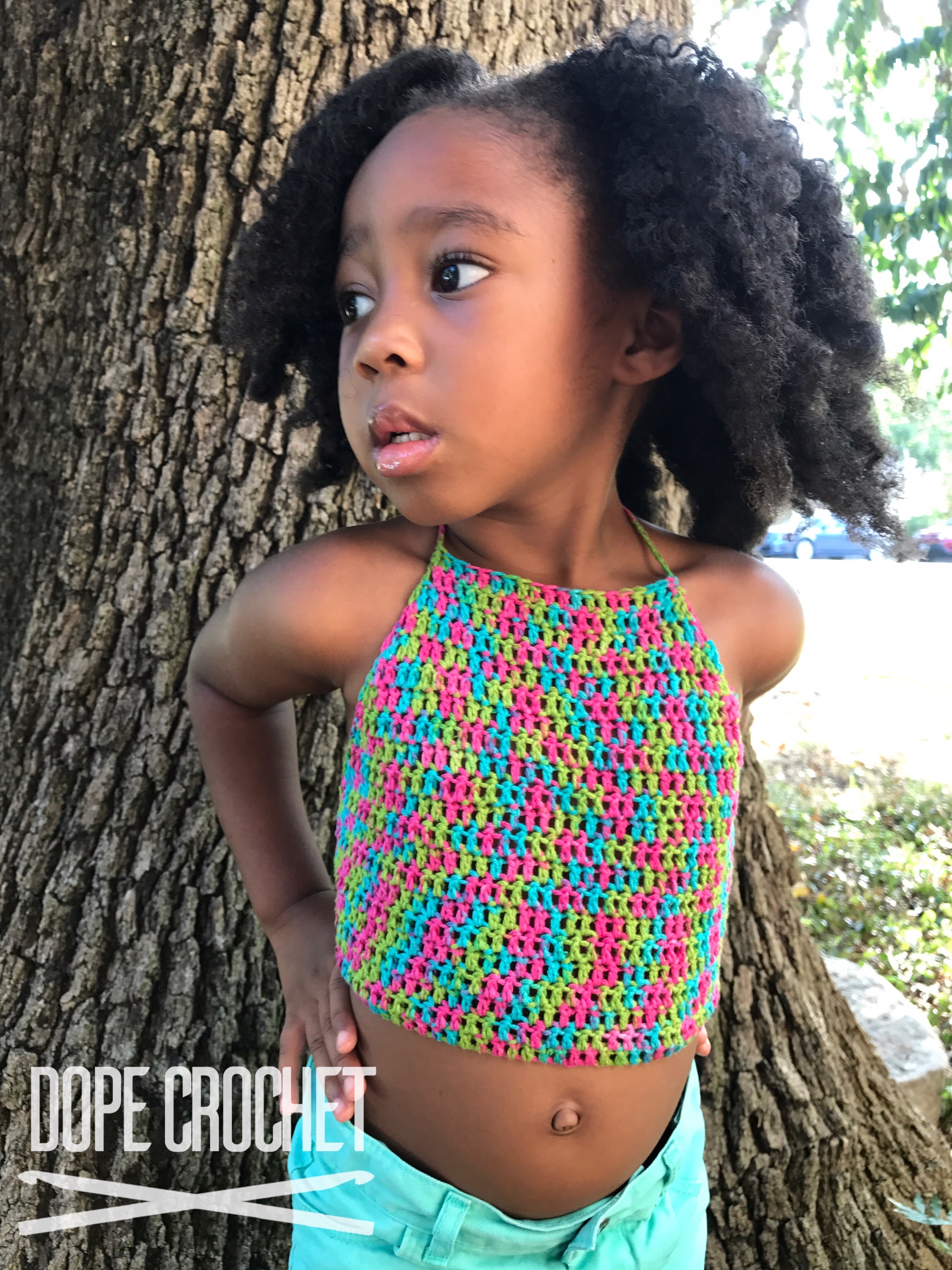 Unicorn Halter Top - Girls Halter Top - Rainbow