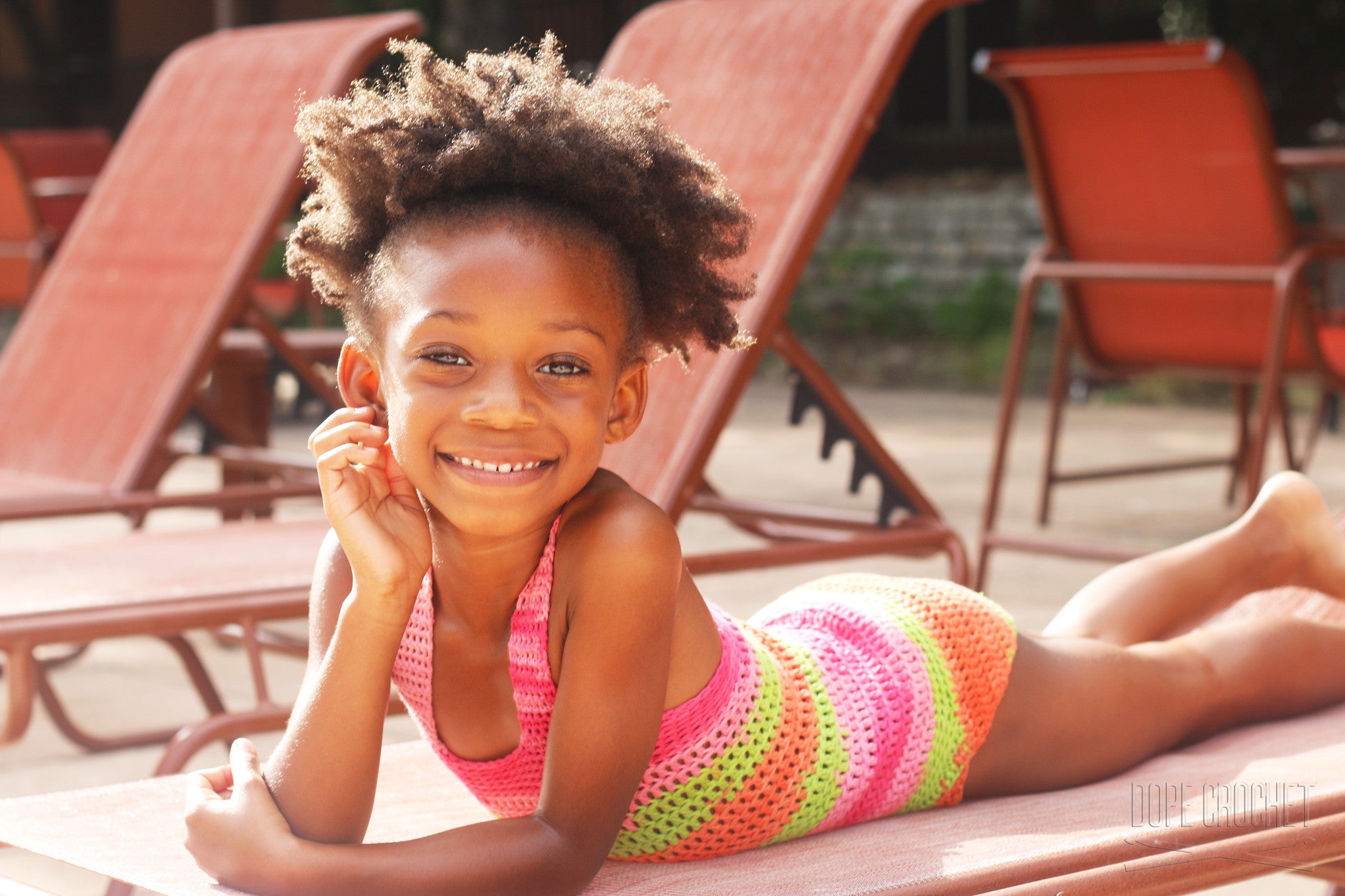 Girls Crochet Swimsuit