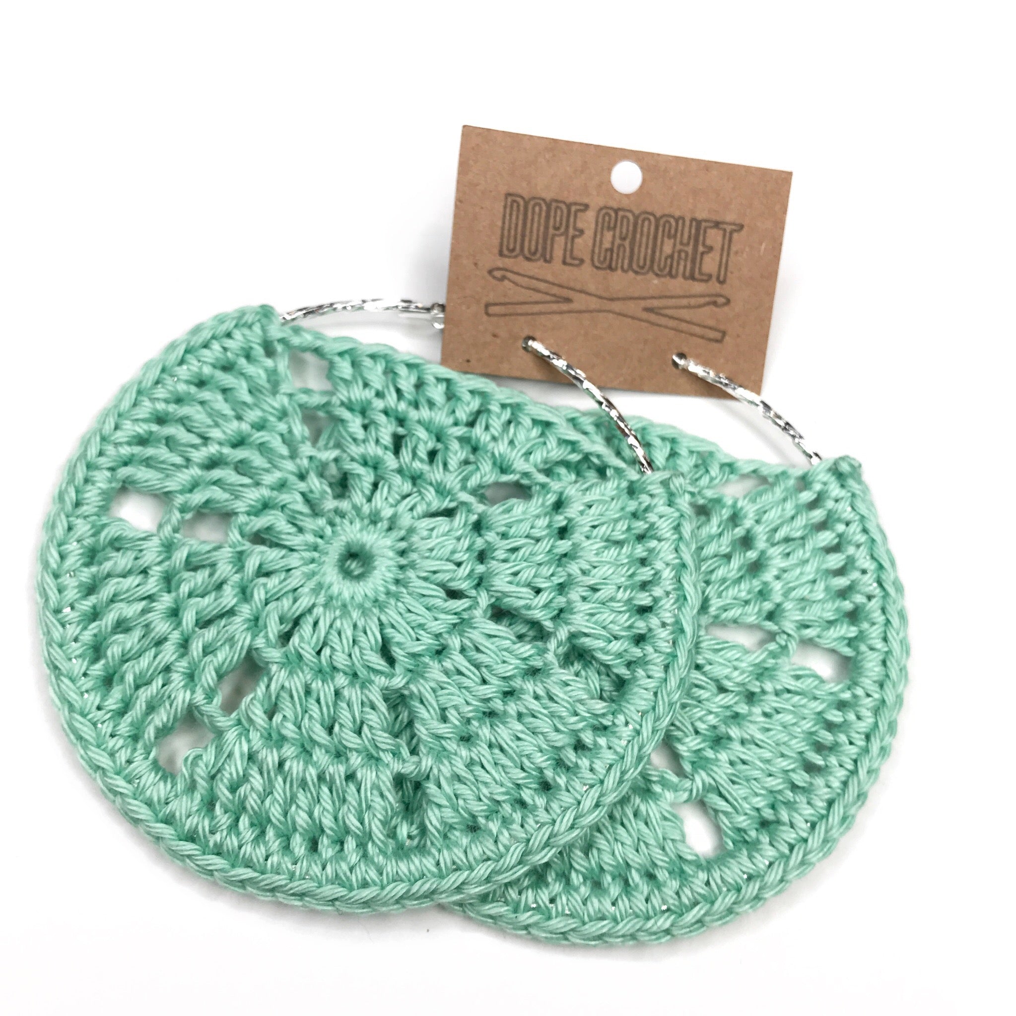 LUDA Crochet Hoop Earrings