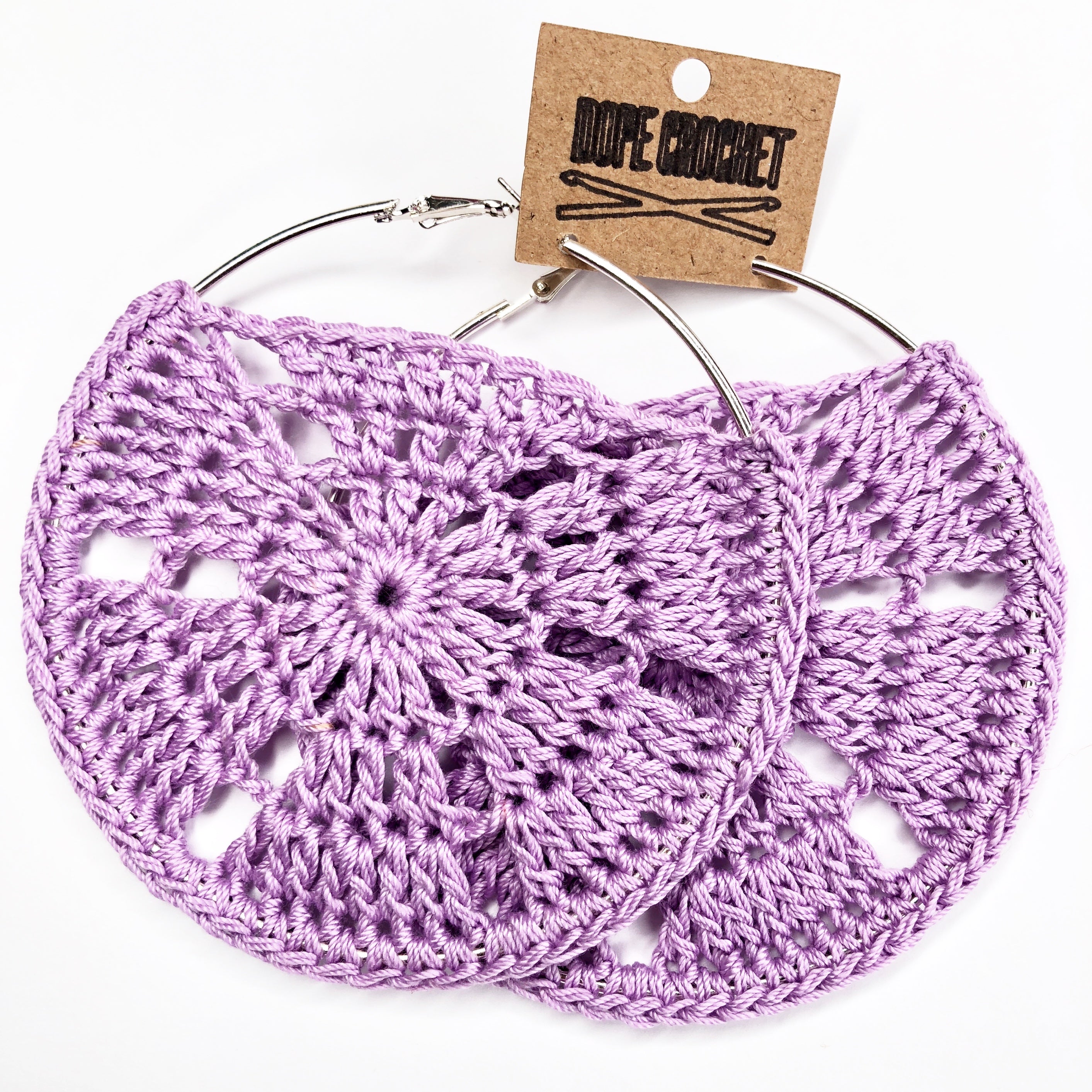 LUDA Crochet Hoop Earrings
