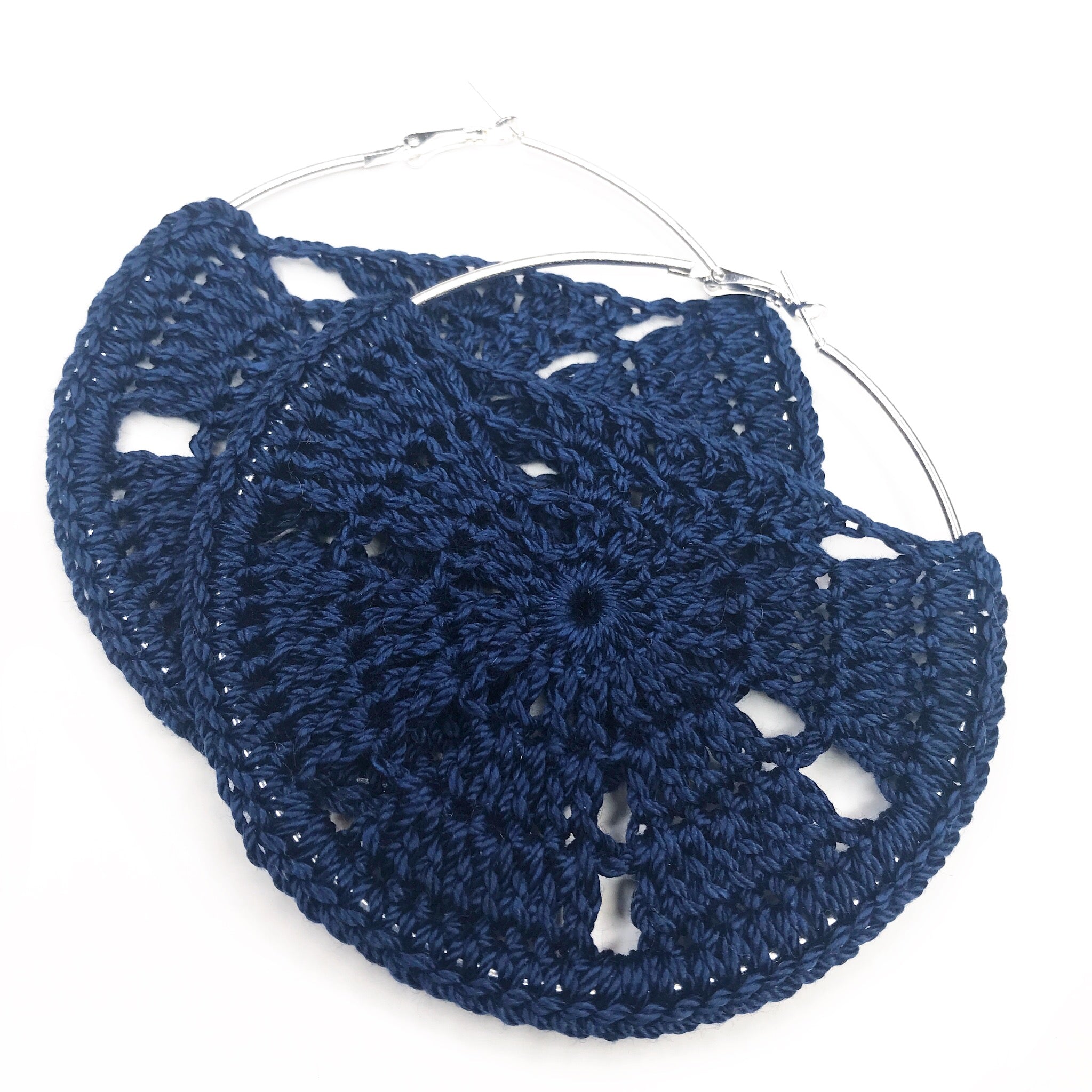 LUDA Crochet Hoop Earrings