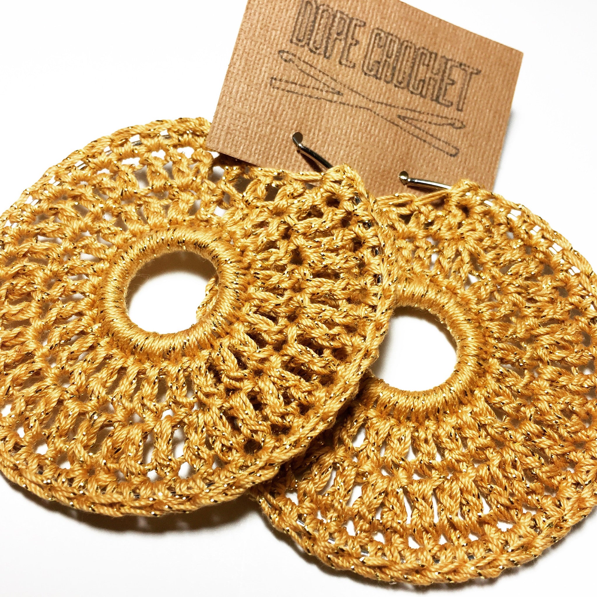 Izzy Crochet Hoop Earrings