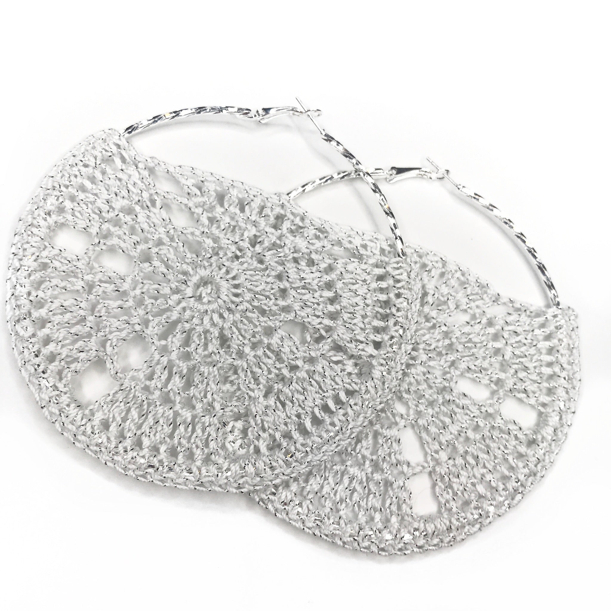 LUDA Crochet Hoop Earrings