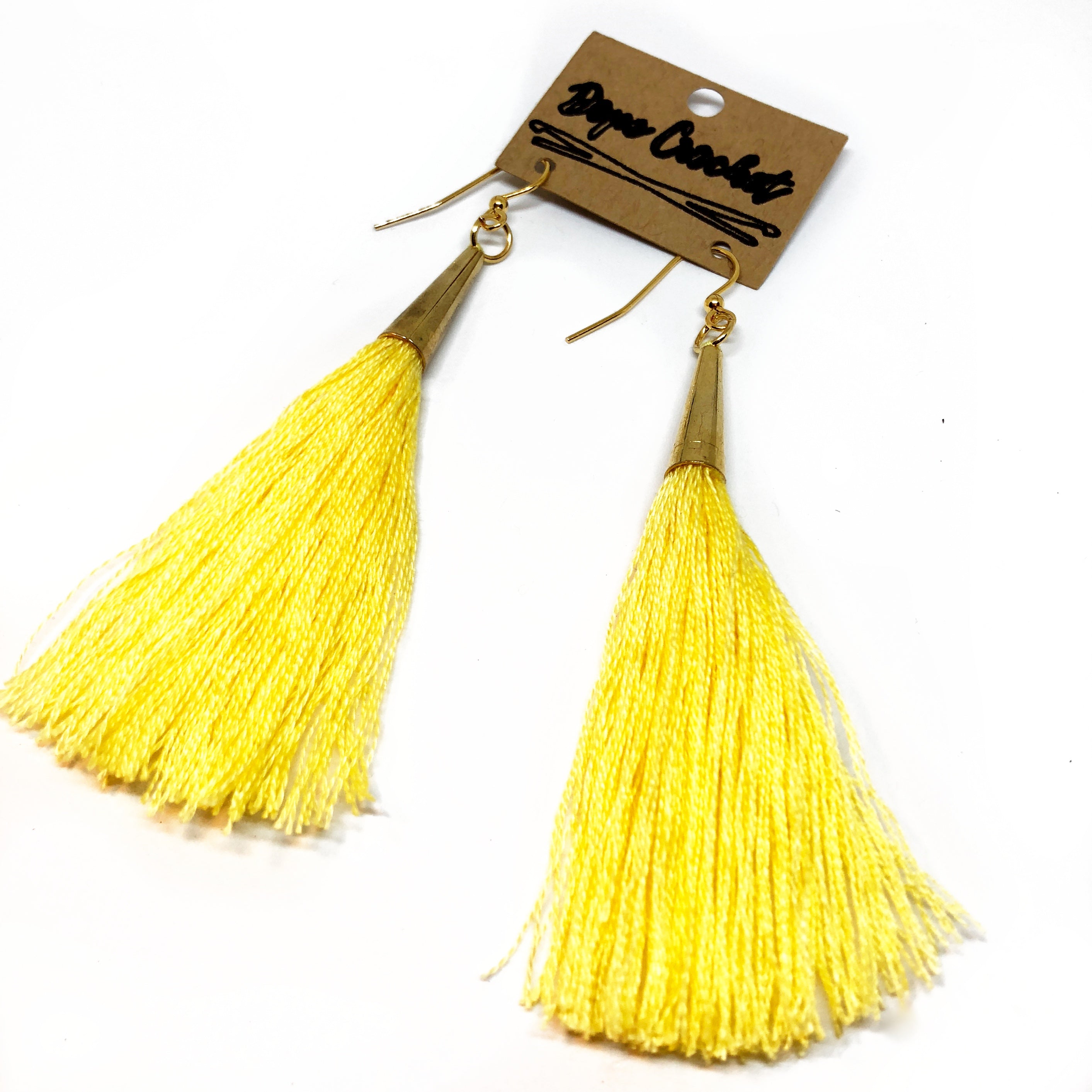 Long Tassel Earrings - Handmade Tassel Earrings - Tassels