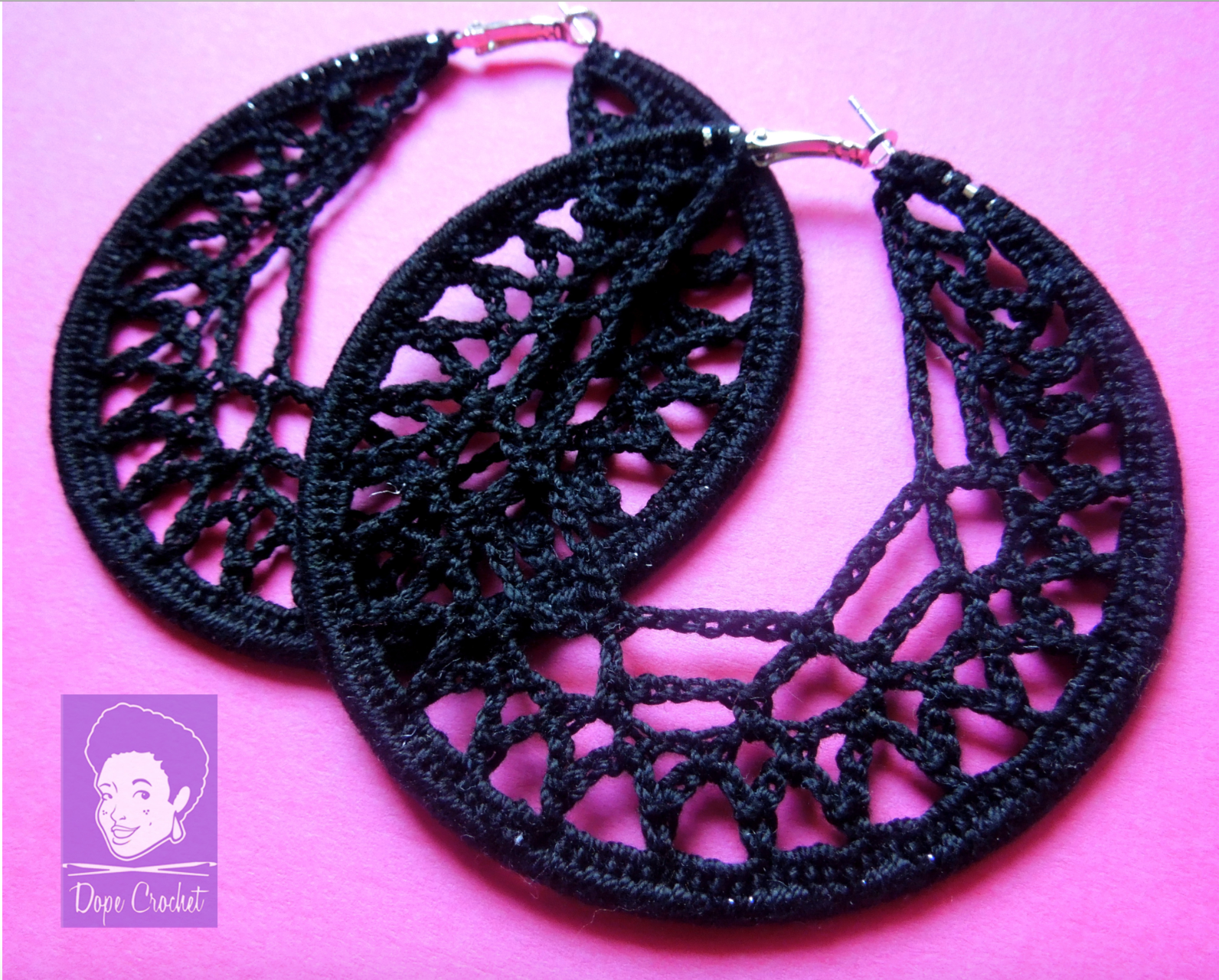 RITA Crochet Hoop Earrings